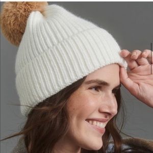 Last one! White PICK A POM Base Hat